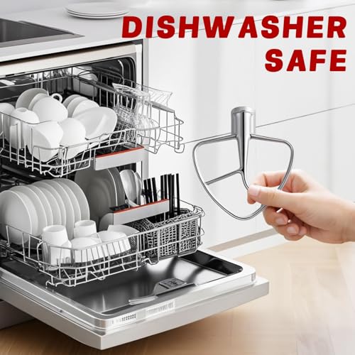 Cuchilla plana de acero inoxidable BCHARYA para KitchenAid miniatura 5