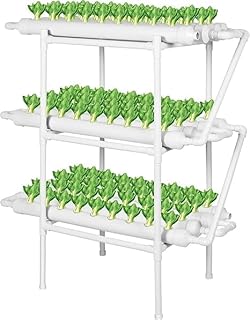 Hydroponic Growing System, 108 Plant Sites, 3-Layer Garden Kit with Water Pump and Timer