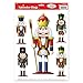 Beistle 22114 Nutcracker Clings, 12 by 17-Inch