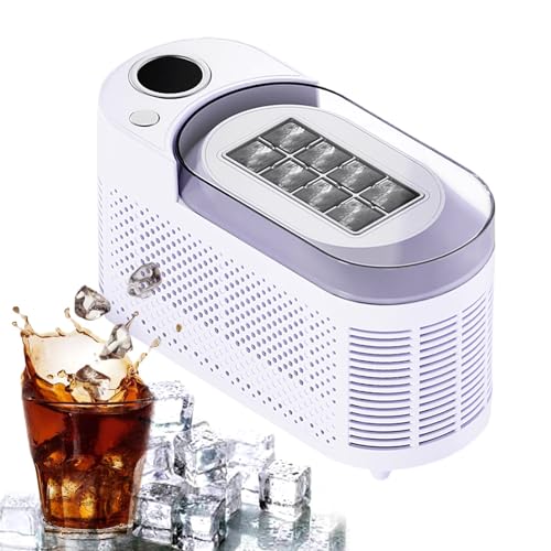 Máquina portátil para fabricar hielo con 8 cubos en 10 mins miniatura 1