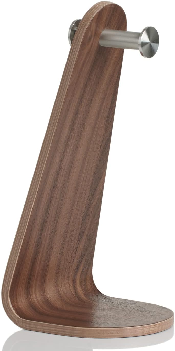Aazon.co: Urbanplus Universal Headphone Stand Wood, Walnut Headset Stand For Desk, Walnut