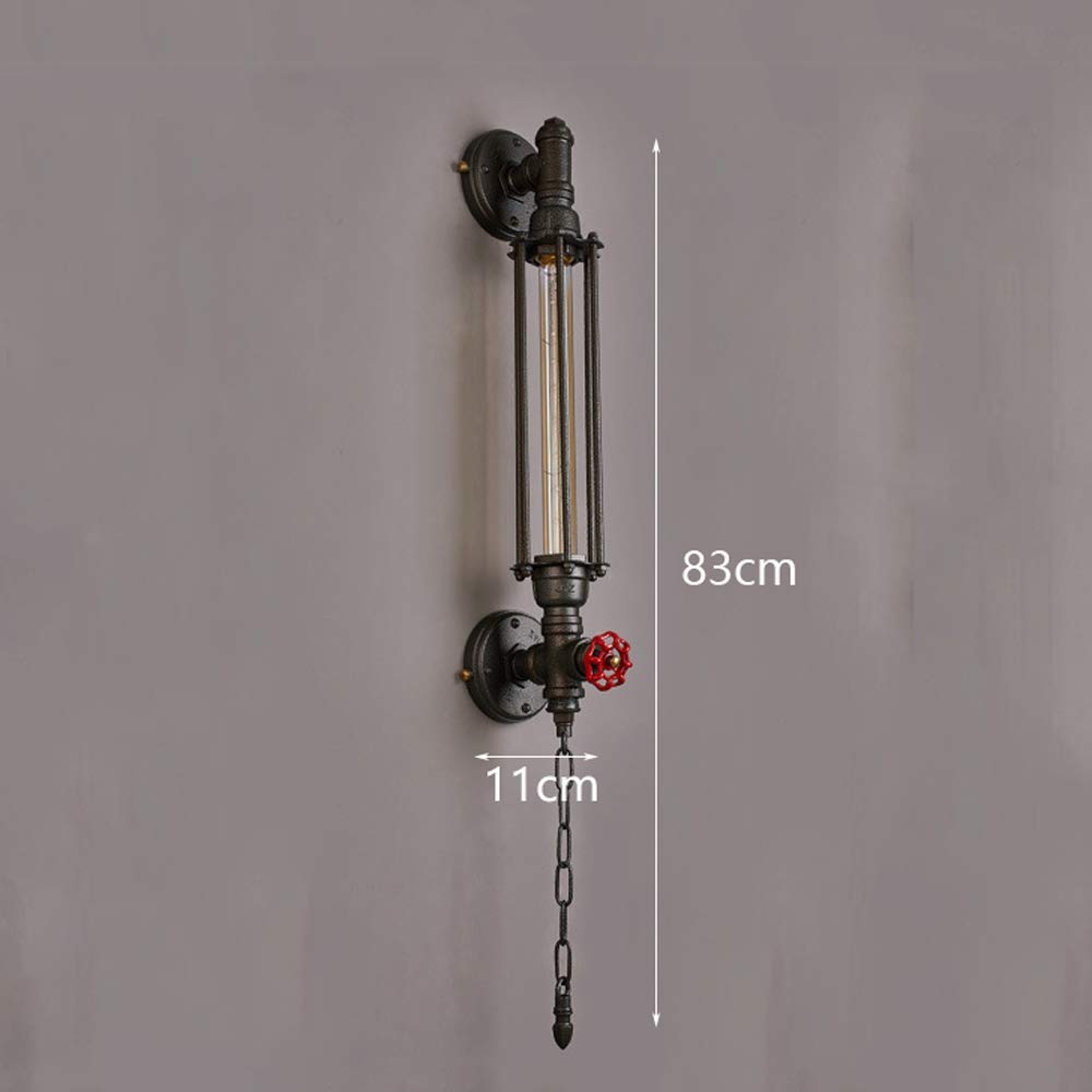 Lámpara, lámpara de pared de vidrio posmoderna, lámpara de pared de Arte de Hierro Creativo nórdico, lámpara de pared con Base G9 Simple, lámpara adecuada para dormitorio, mesita de Noche, Sala de es