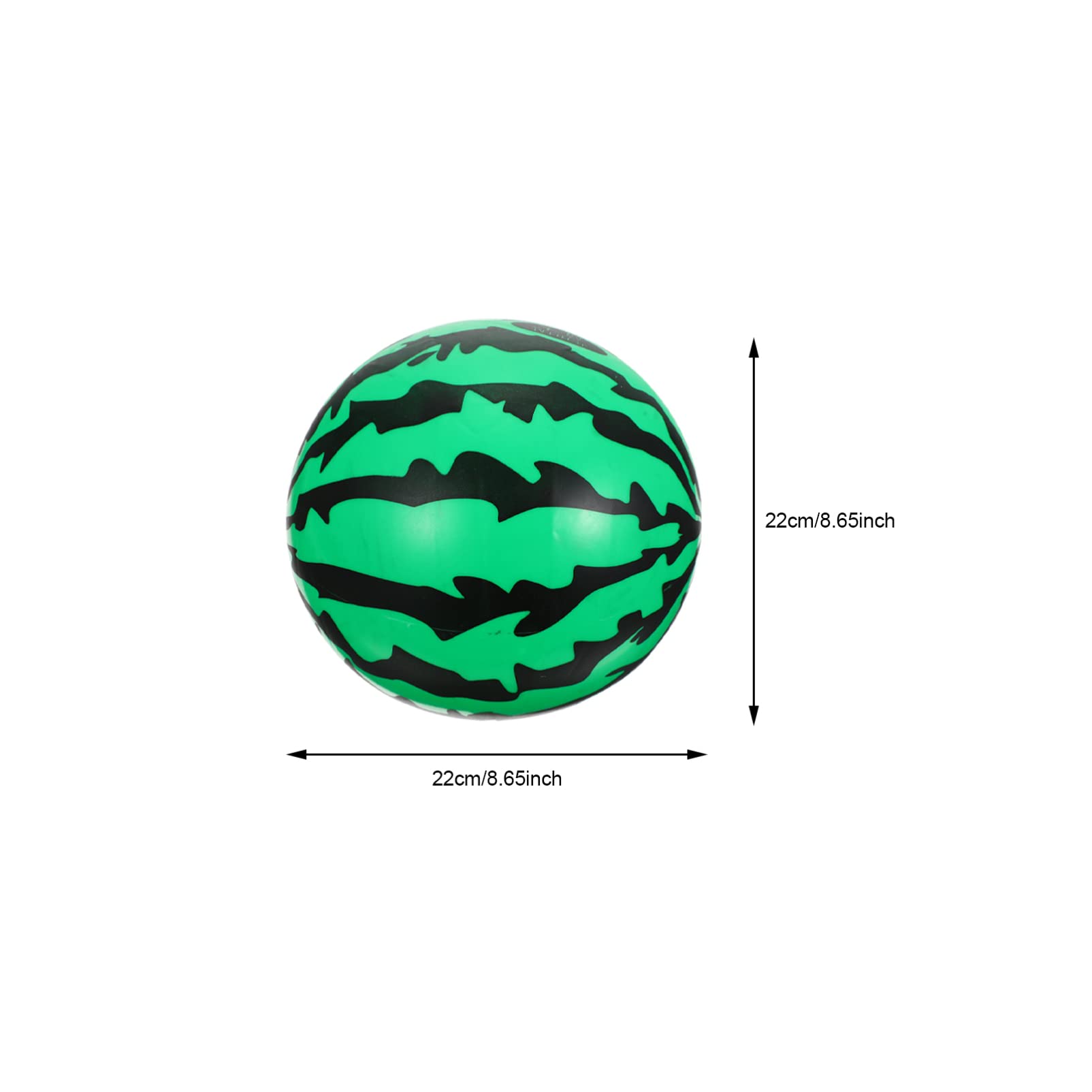 BESPORTBLE 6pcs Watermelon Shape Ball Swimming Pool Ball Beach Balls Summer Plaything Pool Balls Summer Pool Plaything Green