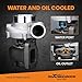maXpeedingrods New GT35 GT3582 Turbo Charger Anti-Surge Compressor AR.70/63 600HP, Universal Turbocharger External Wastegate T3 Flange for 2.5L-6.0L Engines Water + Oil Cooled