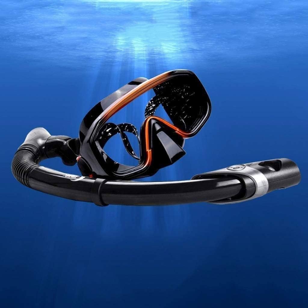 Diving Mask, Diving Goggles Snorkel Set for Adults and Youth, Panoramic View Anti-Fog Lens Anti-Leak Snorkel Gear, Goggle for Swimming Snorkeling Mask and Scuba Diving Mask