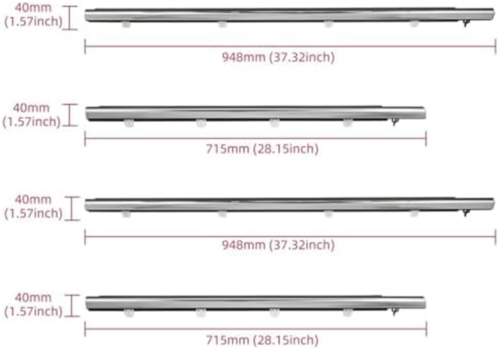 Dla Spirior dla Acura Tsx 2009 2010 2011 2012 2013 2014 4 sztuk