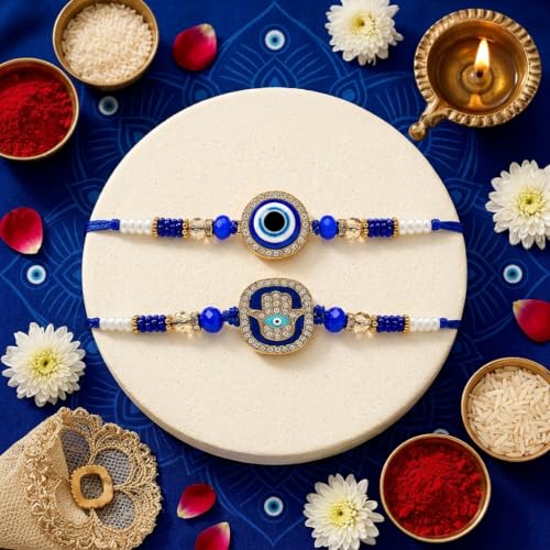 Image of FINEMOE Rakhi Set for Brother, Raksha Bandhan Gifts | Skin Friendly Adjustable Tie, Rakhdi Festival