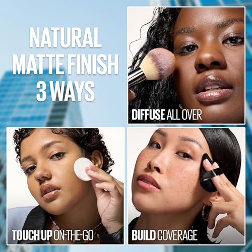 Image of Maybelline Fit Me Matte + Poreless Pressed Face Powder Makeup & Setting Powder, Translucent, 1 Count