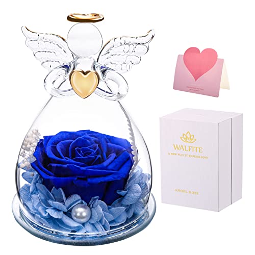 Walfite Preserved Flowers Gift,Gifts For Women,Mothers Day Angel Flowers Gifts For Mom,Gifts For Women,Gifts For Her,Angel Rose Gifts,Mothers Day Rose Gifts From Daughter,Mothers Day Angel Gifts #TOP2