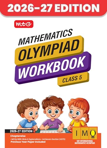 Image of MTG International Mathematics Olympiad (IMO) Workbook Class 5 - Chapter-wise MCQs with Achievers Section - SOF Olympiad Books For 2026-27 Exam