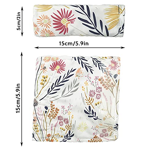 Baby Car Seat Neck Cover, Car Seat Strap Cover, Seat Belt Cushions Pads, Shoulder Strap Protectors, Reversible Pram Harness Covers In Minky Floral, Baby Neck Pad Protector #TOP6