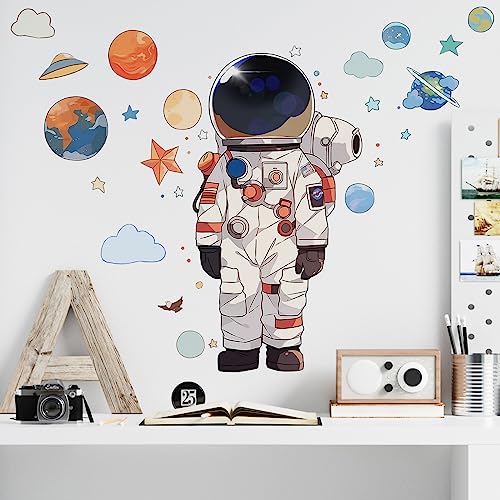 Vinilo decorativo Astronauta adhesivo para pared miniatura 2