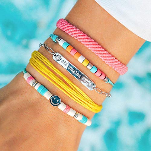 Pura Vida Charli D'Amelio Bracelet Style Pack - Adjustable Bands, Assorted Designs - Set of 5 - Thumbnail 4