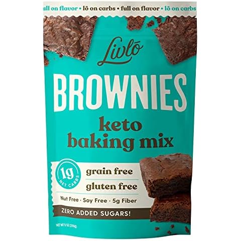 Livlo Keto Brownie Baking Mix - Low Carb & Gluten Free Cover