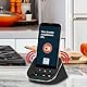SWISSVOICE - Amplibase - Ladeschale mit Lautsprecher - Freisprechfunktion - Klangverstärkung - Tasten an der Basis - Für das Smartphone für Senioren Swissvoice S510-C - Schwarz