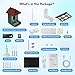 Smart Bird Feeder with Camera Solar Powered, 2.5K Live Video Bird House Camera, AI Identifies, Auto Capture & Notify, Motion Detection, Cloud Storage, Color Night Vision, Ideal Gift for Bird Watching