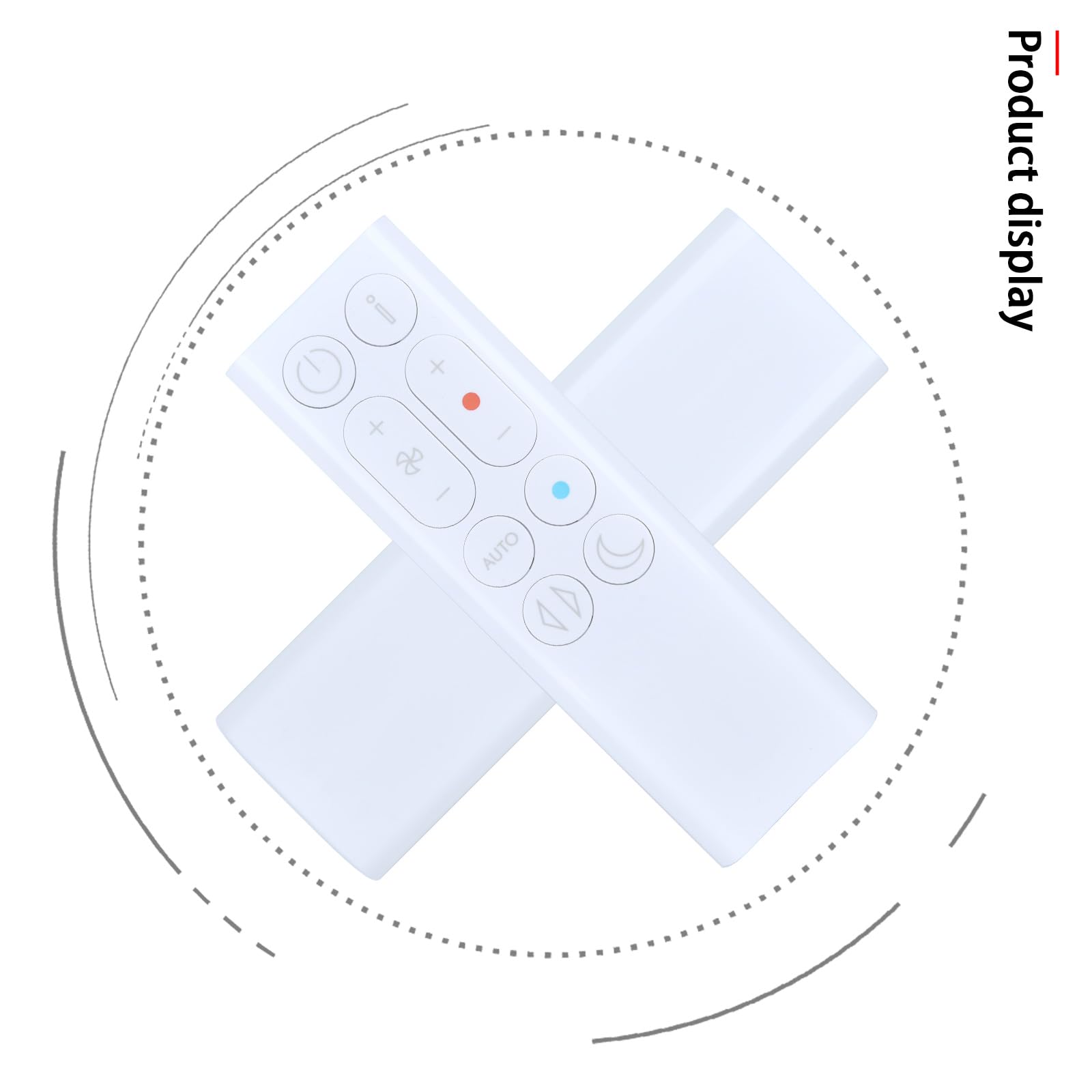 Telecomando di ricambio per termoventilatore Dyson Purifier Hot+Cool Gen 1 HP10, bianco, ventola purificante HP10 (codice articolo 664610-01)
