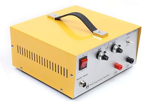 Miniatura 4 de Máquina de soldadura por puntos de joyería de 110 V, 80 A, 400 W, máquina de soldadura de joyería de punto de brillo de pulso de bricolaje utilizada