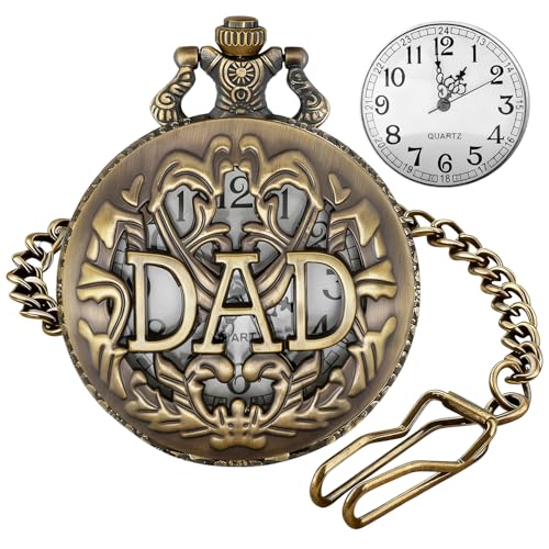 Montre de poche cadre squelette antique Tiong, l'art du cadran blanc et chiffres arabes