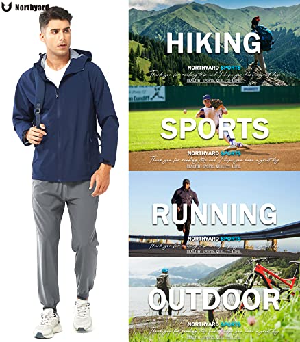 Image of NORTHYARD Men's Athletic Running Pants Lightweight Quick-Dry Joggers Gym