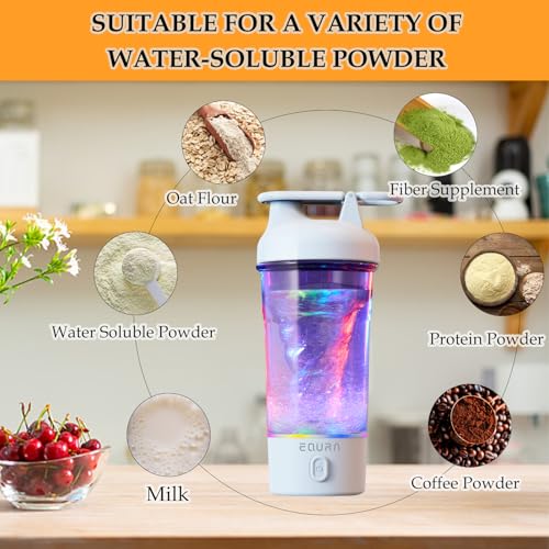 Shaker électrique sans BPA à base lumineuse pour mélanges fluides