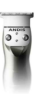 Andis 32810 Slimline Pro Cordless Beard Trimmer, Lithium-ion, Closed Cut, Gapless T-Blade, Chrome