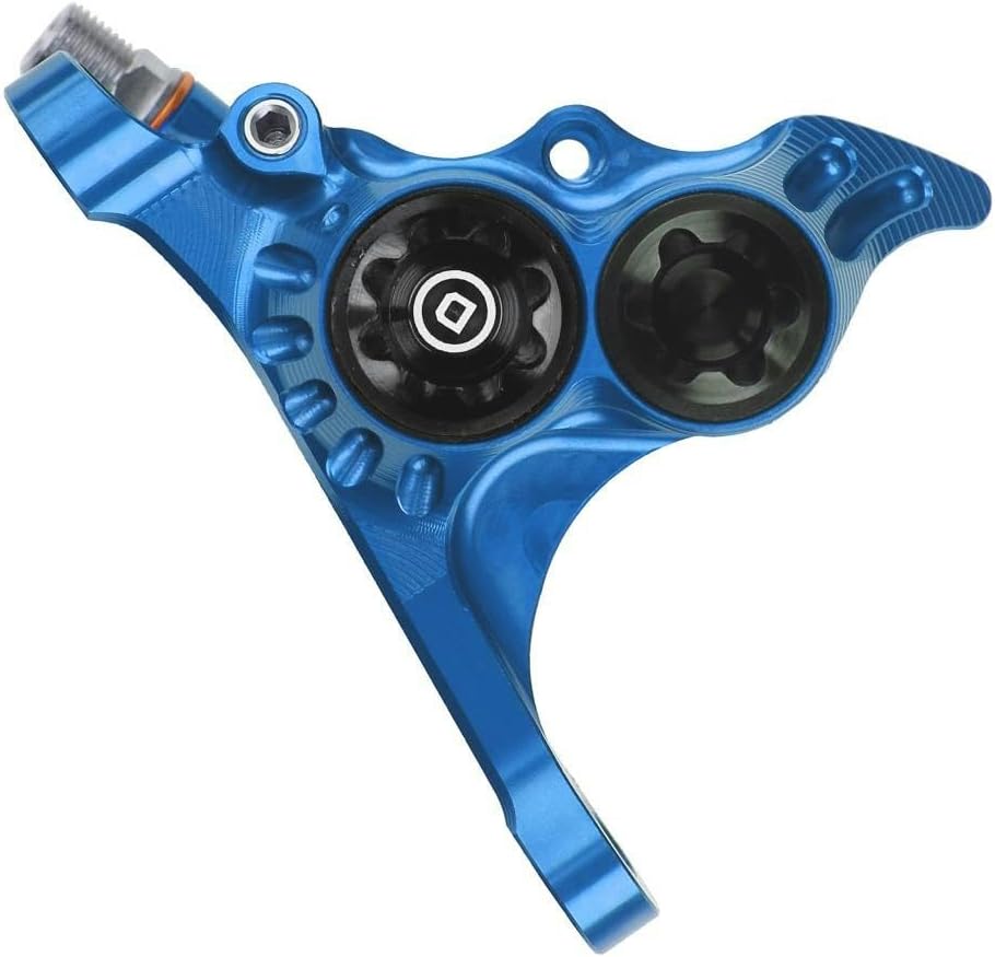 Hope Technology RX4+ Caliper Complete – FMF+20 – DOT Road Gravel Brake Calipers (Blue)