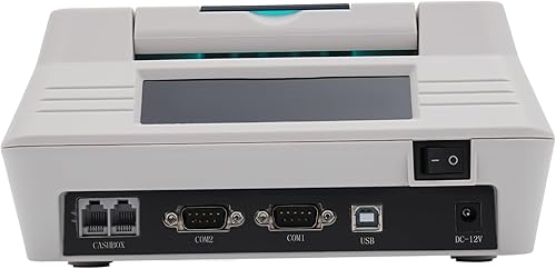 Miniatura 9 de Caja registradora electrónica,8 LED digital 40 llaves registradora,Sistema de control basado en menú Caja registradora con impresora,Caja