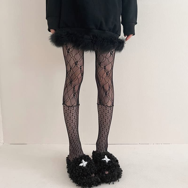 Image of Sahabowi Women Tights, Sheer High Waist Pantyhose, Vintage Control Top Stockings, Siwa7
