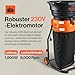 SuperHandy Elektrischer Bladloser Mulcher und Häcksler für Gartenblätter – 1800W Motor, 50 cm Trichter, 16:1 Mulchverhältnis, 80 L Sammelbeutel, 8,5 kg Leichtbauweise