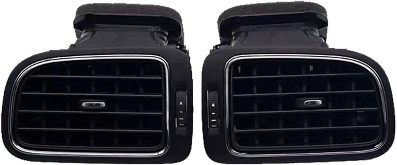 Automotive Air Conditioning Vents Black Matte Central Dashboard Central Air Outlet Vent Polo 2011-2013 6RD819728 6RD 819 728 Nice-Looking(1 Set)