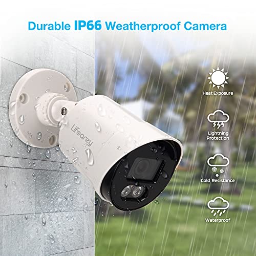 Lifoarey 5Mp Outdoor Security Camera, Full-Time Color Wired Security Camera, Analog Surveillance Cctv Camera 4-In-1, Tvi/Cvi/Ahd/Cvbs, 24/7 Recording Add-On Camera With 100 Ft Colorful Night Vision #TOP2