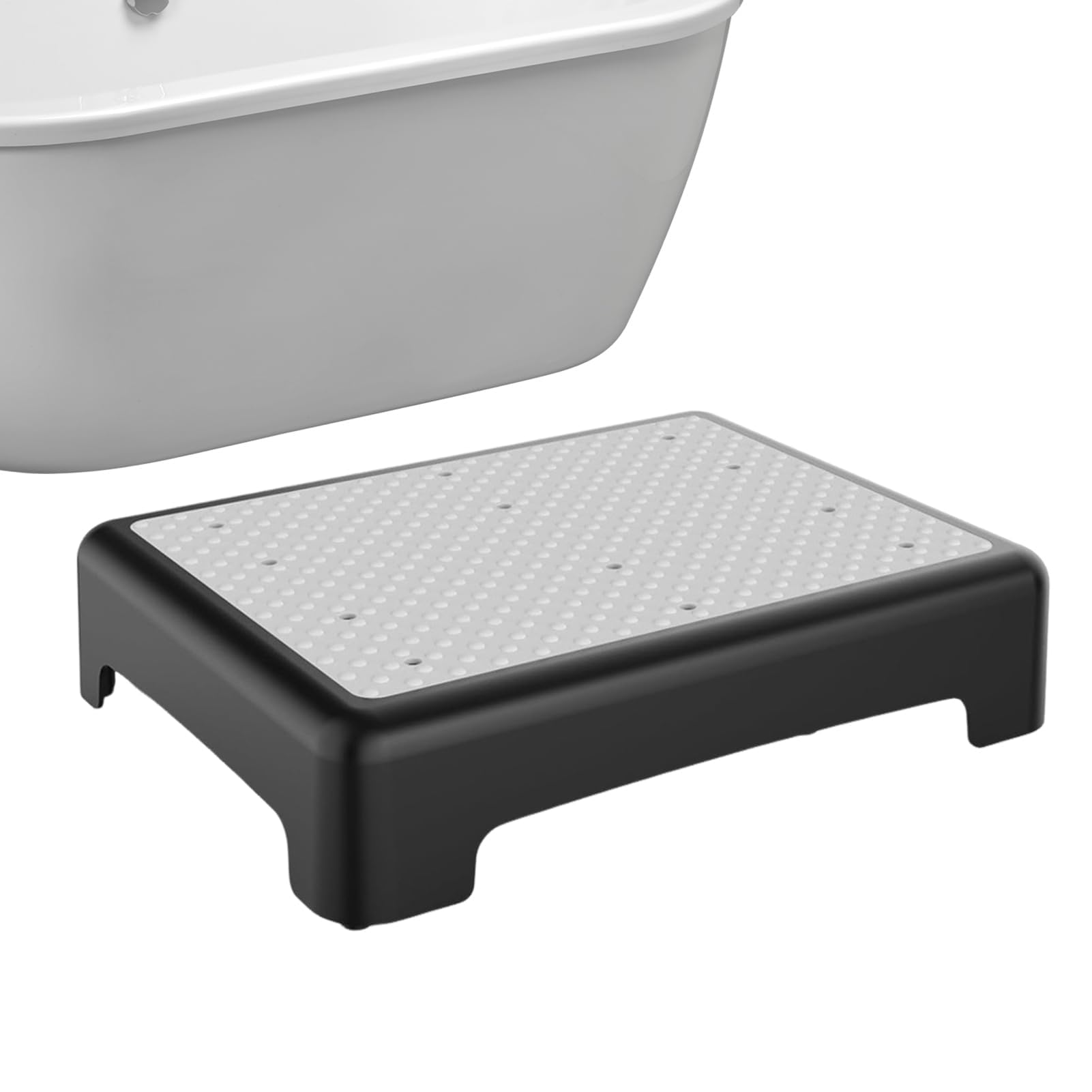 Taburete Plegable Escalón Escabe o para Hogar con Soporte 180 Kg Banqueta para Cocina Baño Esterno Y Autovana Almacenamiento Práctico 44x34x9.5 Cm