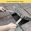 2Pcs Paver Puller, Paver Extractor Tool with Joint Scraper Micro Teeth; Gripper Slots, Paver Removal Lawn Yard Patio Block Replacement