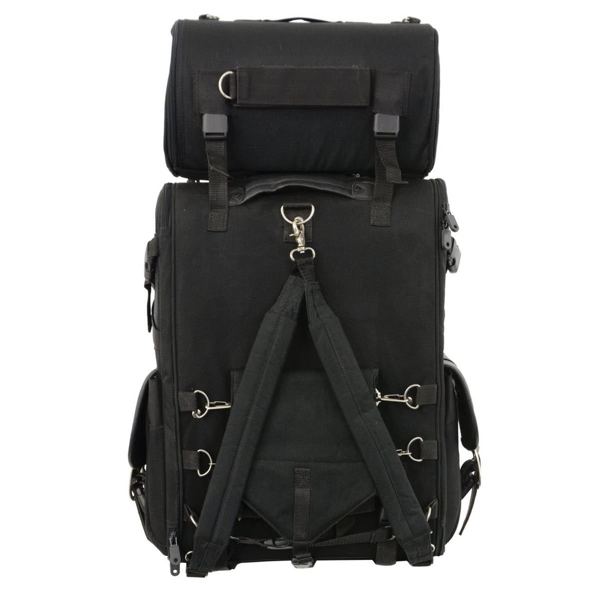 Milwaukee Performance SH67301 X-Large Black Textile 2-Piece Touring Motorcycle Pack - One Size