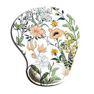 Dooke Ergonomic Mouse Pad with Wrist Support, Cute Mouse Pads with Non-Slip PU Base for Home Office Working Studying…