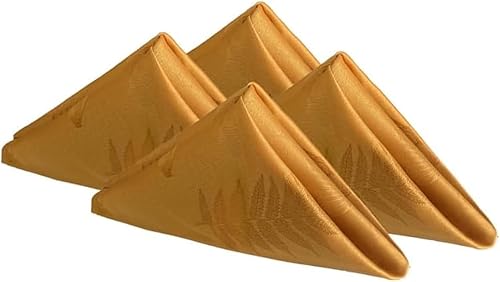 SASTYBALE Servilletas de tela lavables de otoño con patrones de hojas de otoño, juego de 4 servilletas para vacaciones de cosecha de Acción de