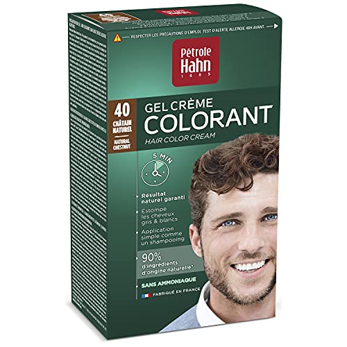 PETROLE HAHN Gel Crème Colorant sans ammoniaque N° 40 Châtain naturel
