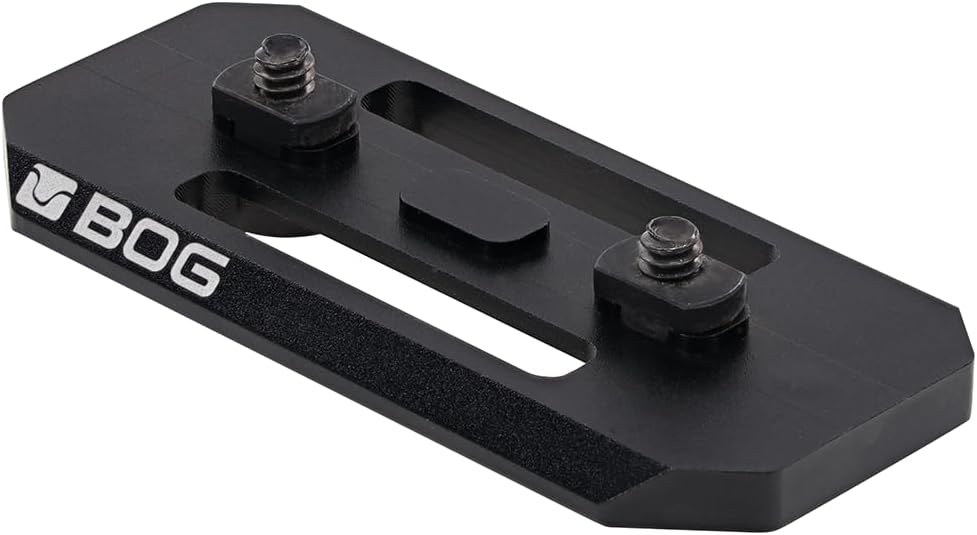 BOG Arca Swiss Mounting Accessory for M-Lok, Optics, and Binocular Attaching, Aluminum Construction, Compatible with BOG Tripods, for Hunting, Shooting, Outdoors, and Photography