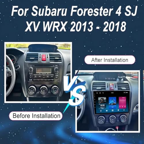 Radio Carplay Inalámbrico Subaru Forester con Pantalla HD y Bluetooth 5