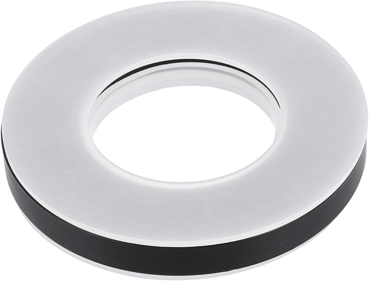 uxcell Bathroom Sink Mounting Ring, Plastic Sink Drain Mount Support Base for Home Countertop Glass Ceramic Sinks, Silver