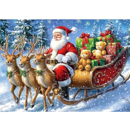DAERLE Diamond Painting Erwachsene, Weihnachtselfen, Diamant Painting...