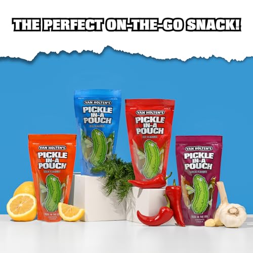 Van Holten's Pickles - Variety Pickle-In-A-Pouch Sampler - 6 Pack