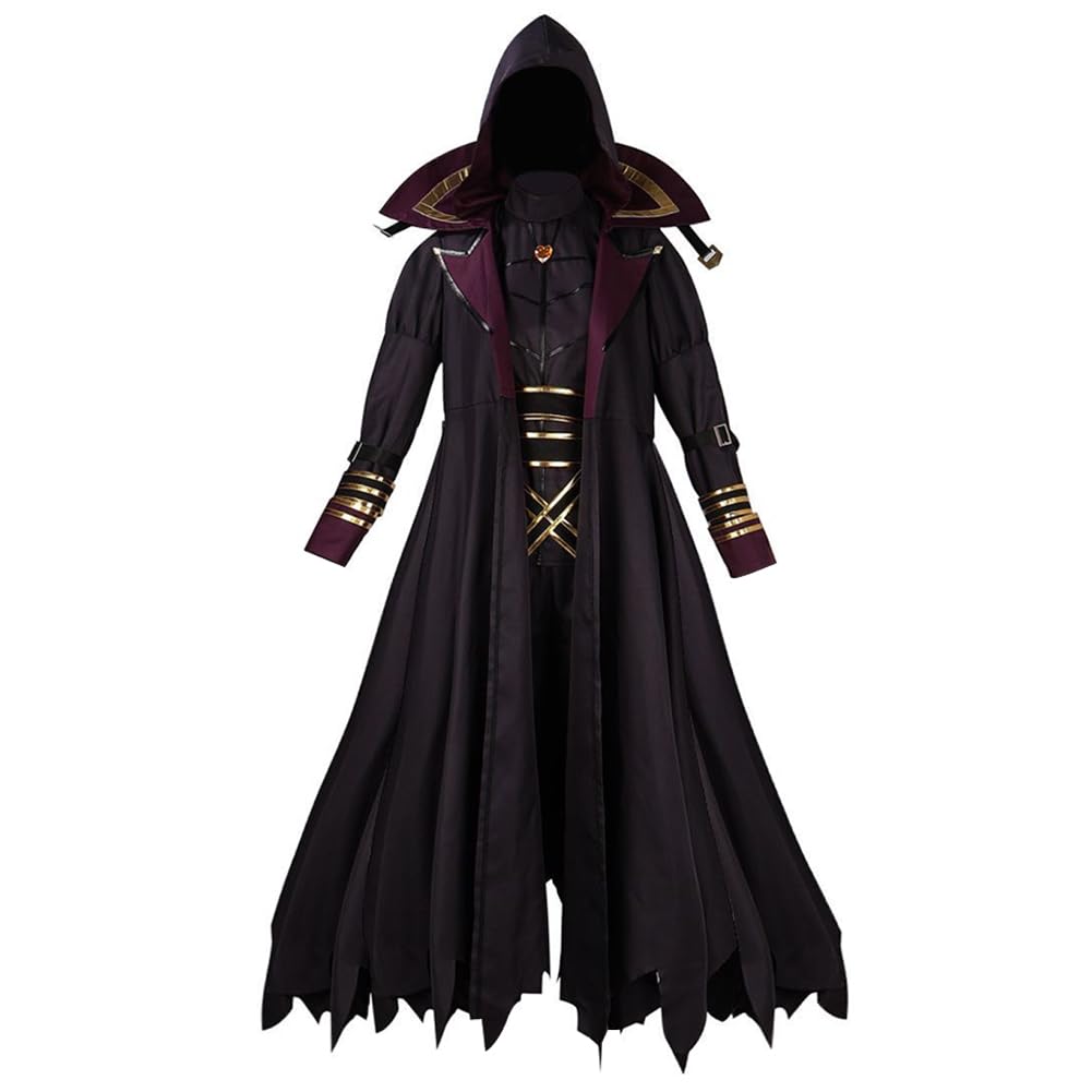DEXSHUN Cid Kageno Cosplay Anime Disfraz Hombre Uniforme Traje Adulto Juego de rol Halloween Carnaval Fiesta Cosplay Ropa