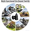 61 PCS Tire Plugs Screw Type, Reliable Screw in Tire Repair Plugs with a Screwdriver, Quick Tool Tire Plugs, Screw Tire Plug Kit, Tire patch kit for cars, motorcycles, trucks, tractors, and bicycles #5