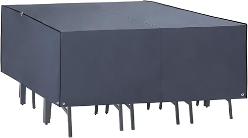 Miniatura 176 de ABCCANOPY Funda universal para mesa auxiliar de patio, para exteriores, pequeña cubierta impermeable y a prueba de polvo, marrón beige, 42 x 24 x 18