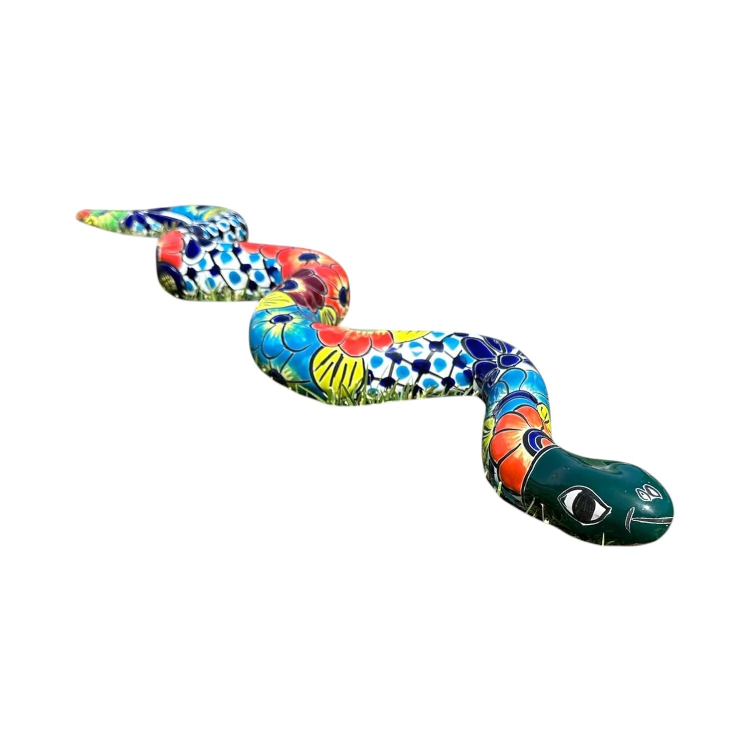 ビパッチ-BEPATCH-　タイダイ系BORN花snakeデザイン 3色セット Amazon.com: Handmade 24-Inch Talavera Snake – Colorful Mexican