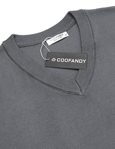 Coofandy Men's Sweater Vests Knit Vest Tennis Sweaters Sweater Vest V Neck #TOP3