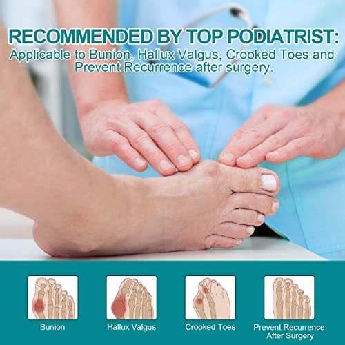 Bunion Corrector For Women & Men,2 Pcs,Upgraded Orthopedic Bunion Splint For Big Toe Pain Relief And Toe Straightening,Hallux Valgus Brace For Day/Night Support (Black-2Pack) #TOP5