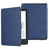 Fintie 6インチKindle(第11世代)用ケース - 2024/2022年発売 軽量ケース 保護ケース オートスリープ/スリープ解除機能付き 6インチ Kindle Basic 2024用 ネイビーブルー